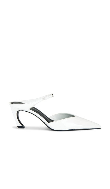 Schutz Laurie Pump in White | White Pump Heels for Women