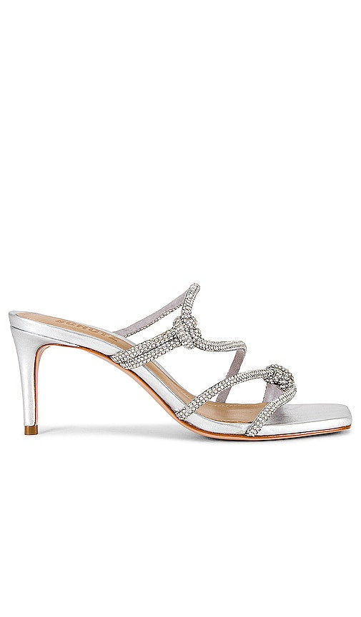 Schutz Lauryn Sandal in Metallic Silver - Sandale Schutz Lauryn en argent métallisé - Schutz Lauryn 金属银凉鞋 - Schutz Lauryn Sandale in Metallic-Silber - 메탈릭 실버 소재의 Schutz Lauryn 샌들 - Sandalo Schutz Lauryn in argento metallizzato