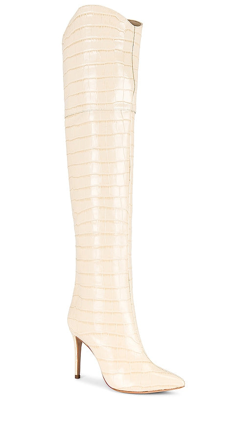 Schutz Maryana Boot in Cream