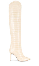 Schutz Maryana Boot in Cream - Botte Schutz Maryana en crème - Schutz Maryana 奶油色靴子 - Schutz Maryana Stiefel in Creme - Schutz Maryana 부츠 크림색 - Stivale Schutz Maryana color crema