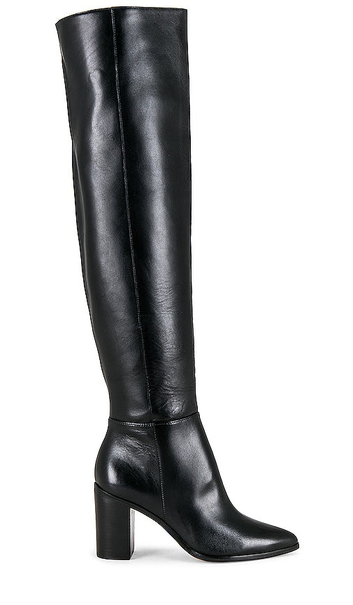 Schutz Mikki Block Boot in Black - Botte Schutz Mikki Block en noir - Schutz Mikki 黑色粗跟靴 - Schutz Mikki Blockstiefel in Schwarz - Schutz Mikki 블록 부츠 블랙 색상 - Stivale Schutz Mikki Block in nero