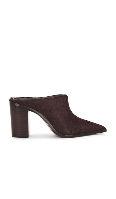 Schutz Mikki Mule in Brown | New Bison Closed Toe Mules for Women