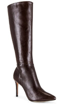 Schutz Mikki Up Boot in Chocolate