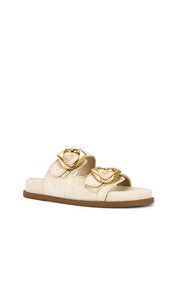Schutz Olga Sporty Sandal in Ivory