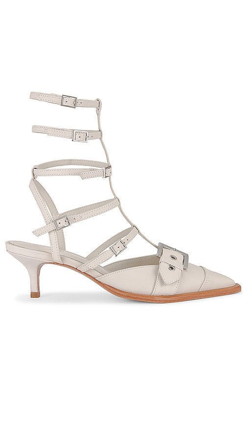 Schutz Penny Heel in Ivory - Talon Penny Schutz en ivoire - Schutz 象牙色 Penny 高跟鞋 - Schutz Penny Heel in Elfenbein - Schutz 페니 힐 아이보리 색상 - Schutz Penny Heel in avorio