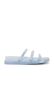 Schutz Polly Sporty Sandal in Baby Blue | Soft Blue Slides for Women
