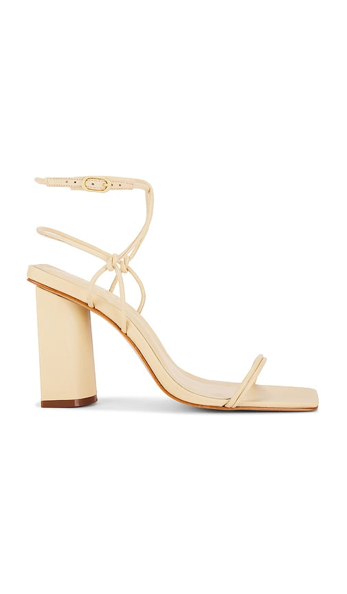 Schutz Pompeii Sandal in Neutral | Natural Nibs Heeled Sandals for Women