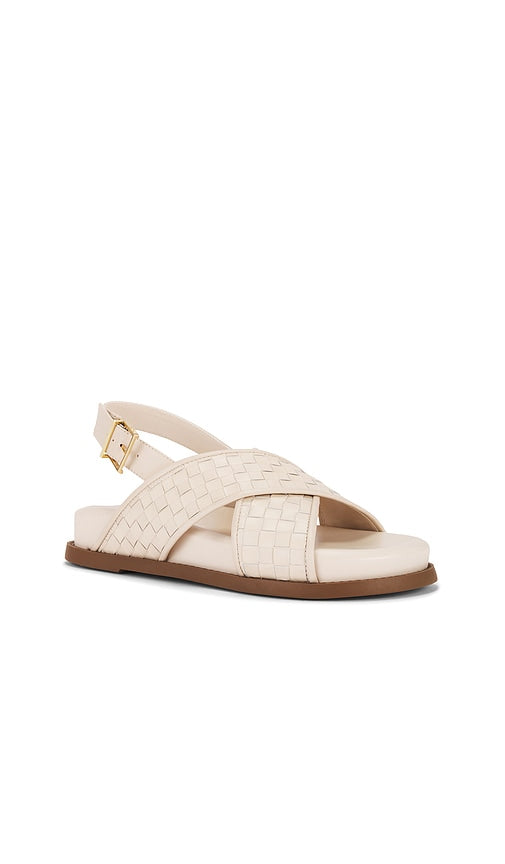 Schutz Ruby Sporty Sandal in Cream