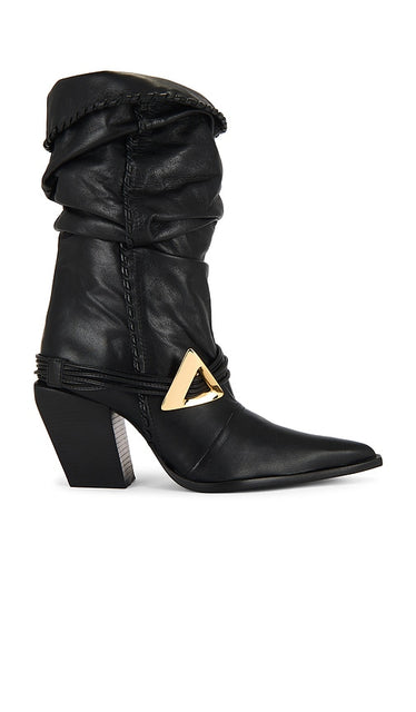 Schutz Sable Bootie in Black | Black Black Boots for Women