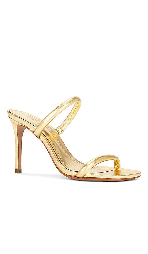 Schutz Taliah Sandal in Metallic Gold