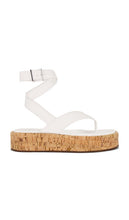 Schutz Tessie Sandal in White | White Platform Sandals for Women