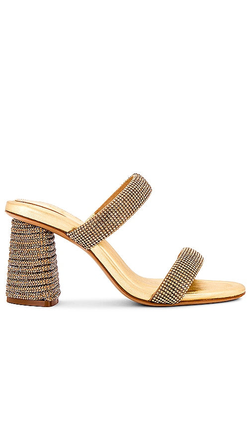 Schutz Tully Glam Sandal in Metallic Gold - Sandale Schutz Tully Glam en or métallisé - Schutz Tully Glam 金属金色凉鞋 - Schutz Tully Glam Sandale in Metallic-Gold - Schutz Tully Glam 샌들 메탈릭 골드 소재 - Sandalo Schutz Tully Glam in oro metallizzato