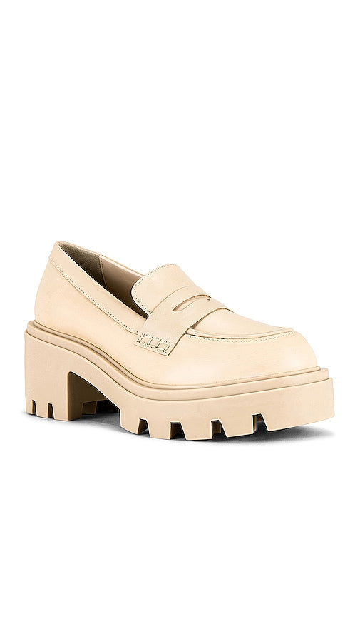 Schutz Viola Tractor Flat in Cream