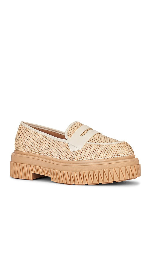 Schutz Viola Weekend Loafer in Cream