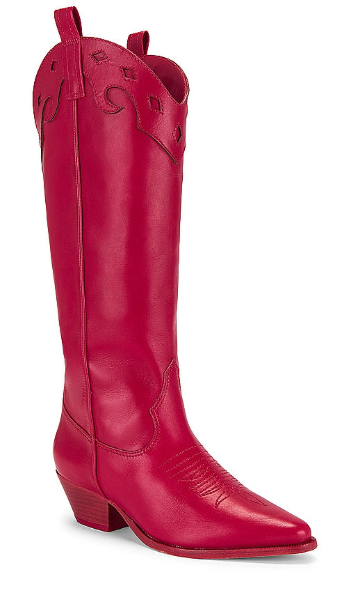 Schutz x REVOLVE Cicera Boot in Red
