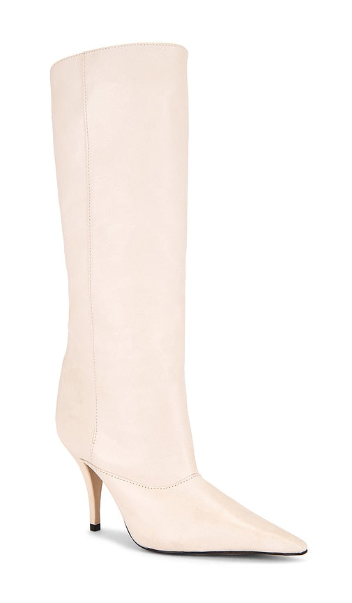 Schutz x REVOLVE Rudy Boot in Ivory