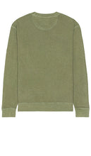 Scotch & Soda Garment Dyed Sweater in Army