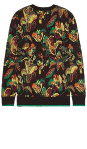 Scotch & Soda Jacquard Sweater in Chocolate