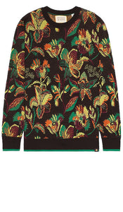 Scotch & Soda Jacquard Sweater in Chocolate - Pull Jacquard Scotch & Soda en Chocolat - Scotch & Soda 巧克力色提花毛衣 - Scotch & Soda Jacquard-Pullover in Schokolade - Scotch & Soda 자카드 스웨터 초콜릿 색상 - Maglione jacquard Scotch & Soda color cioccolato