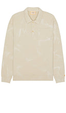 Scotch & Soda Washed Polo Sweatshirt in Beige - Scotch & Soda - Sweat-shirt polo délavé en beige - Scotch & Soda 米色水洗 Polo 衫 - Scotch & Soda verwaschenes Polo-Sweatshirt in Beige - Scotch & Soda 워시드 폴로 스웨트셔츠 베이지 색상 - Felpa polo lavata Scotch & Soda in beige