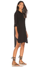 Seafolly Crinkle Beach Shirt in Black