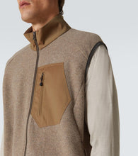 Sease Wool and cashmere-blend fleece vest