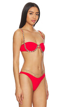 Seashell Colette Balconette Top in Red