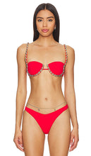 Seashell Colette Balconette Top in Red - Haut balconnet coquillage Colette en rouge - 红色贝壳 Colette 半罩杯上衣 - Seashell Colette Balconette-Oberteil in Rot - Seashell Colette 발코니탑 탑 - Top a balconcino Colette Seashell in rosso