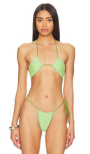 Seashell Ivy Halter Top in Green - Haut dos nu Seashell Ivy en vert - 绿色贝壳常春藤挂脖上衣 - Seashell Ivy Neckholder-Top in Grün - Seashell Ivy 홀터 탑 - Top allacciato all'americana Seashell Ivy in verde