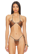 Seashell June Halter Top in Brown - Haut dos nu Seashell June en marron - 棕色贝壳 June 挂脖上衣 - Seashell June Neckholder-Top in Braun - Seashell June 홀터 탑 브라운 색상 - Top con scollo all'americana Seashell June in marrone