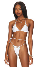 Seashell Miranda Triangle Bikini Top in White - Haut de bikini triangle Seashell Miranda en blanc - 白色 Seashell Miranda 三角比基尼上衣 - Seashell Miranda Triangel-Bikinioberteil in Weiß - Seashell 미란다 트라이앵글 비키니 탑 화이트 색상 - Top bikini a triangolo Seashell Miranda in bianco