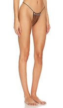 Seashell Pearl Tie Side Bottom in Brown