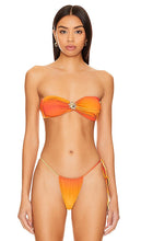 Seashell Sol Bandeau Top in Orange - Haut bandeau Seashell Sol en orange - 橙色 Seashell Sol 抹胸式上衣 - Seashell Sol Bandeau-Top in Orange - Seashell SOL 방도 탑 - Top a fascia Seashell Sol in arancione