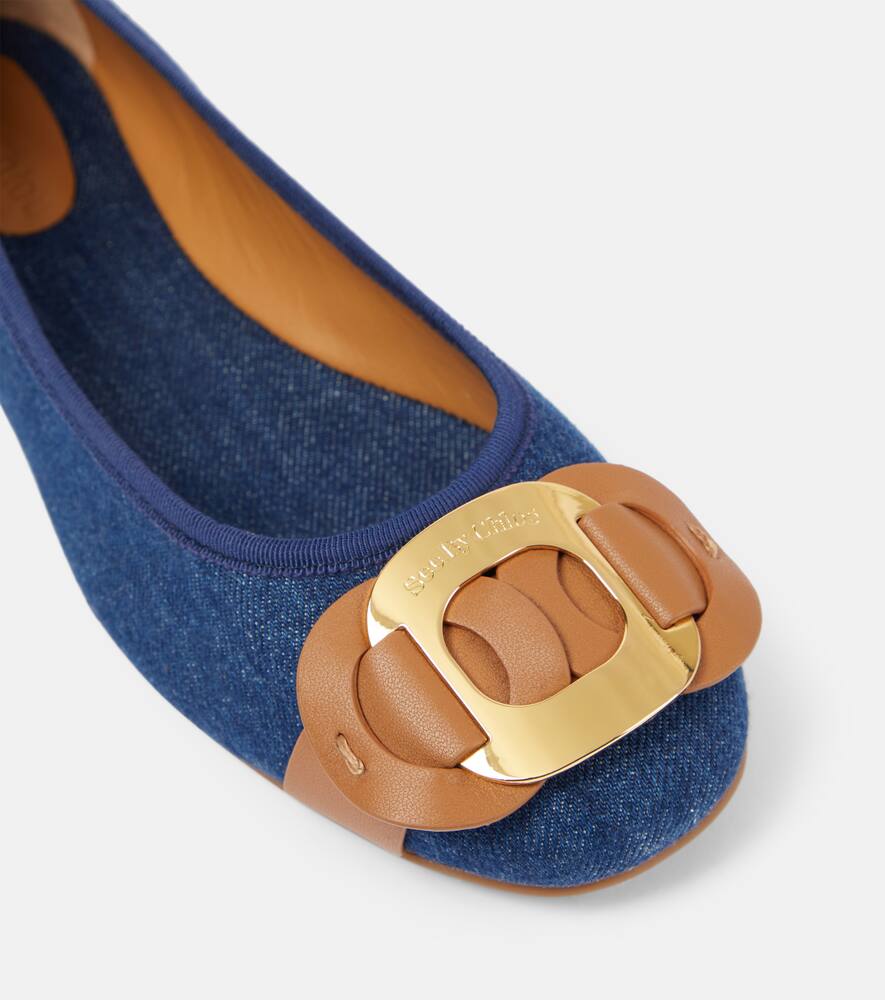 See By Chloe Chany denim ballet flats