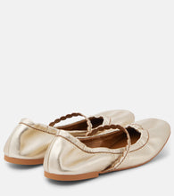 See By Chloe Chany metallic leather ballet flats