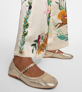 See By Chloe Chany metallic leather ballet flats