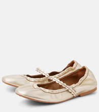 See By Chloe Chany metallic leather ballet flats