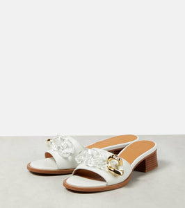 See By Chloe Embellished leather mules