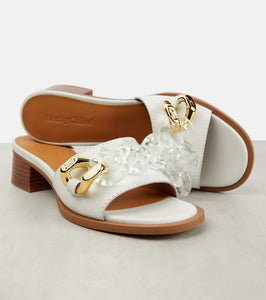 See By Chloe Embellished leather mules