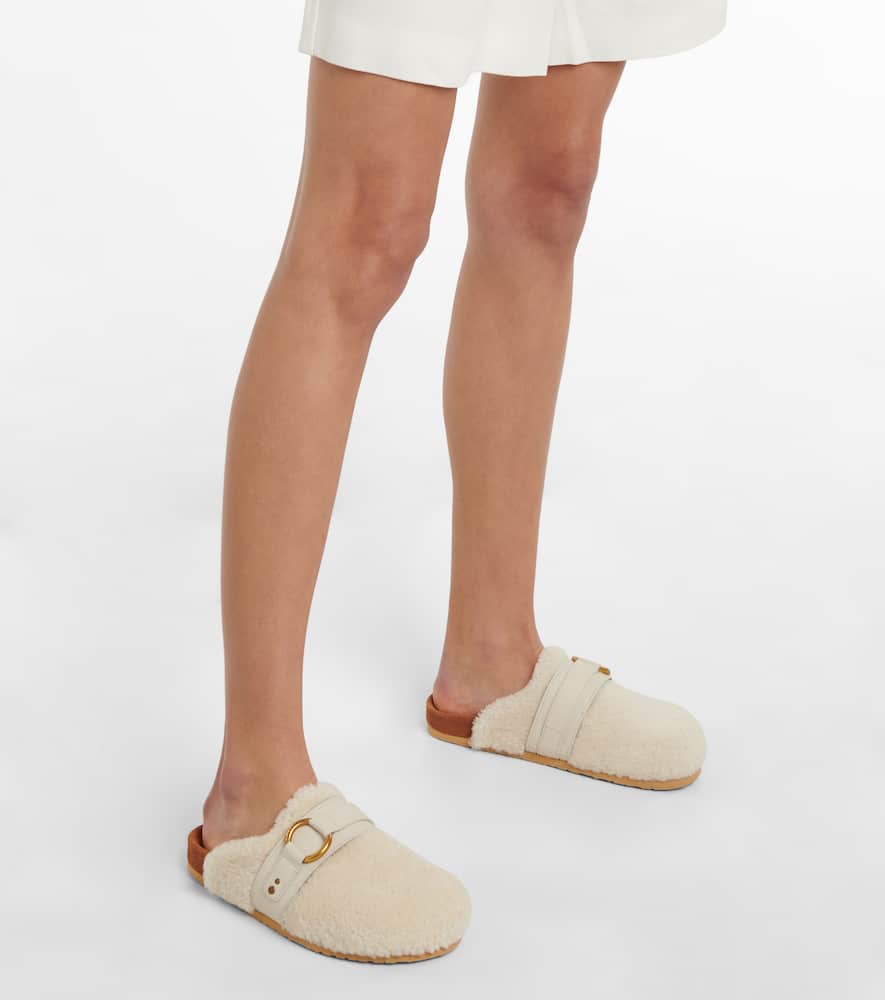 See By Chloe Gema shearling mules
