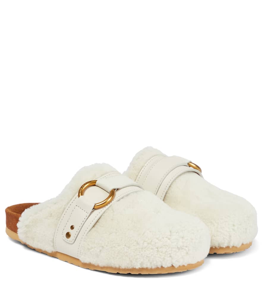 See By Chloe Gema shearling mules