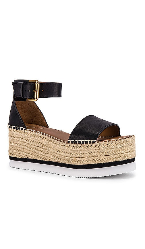 See By Chloe Glyn Platform Sandal in Black