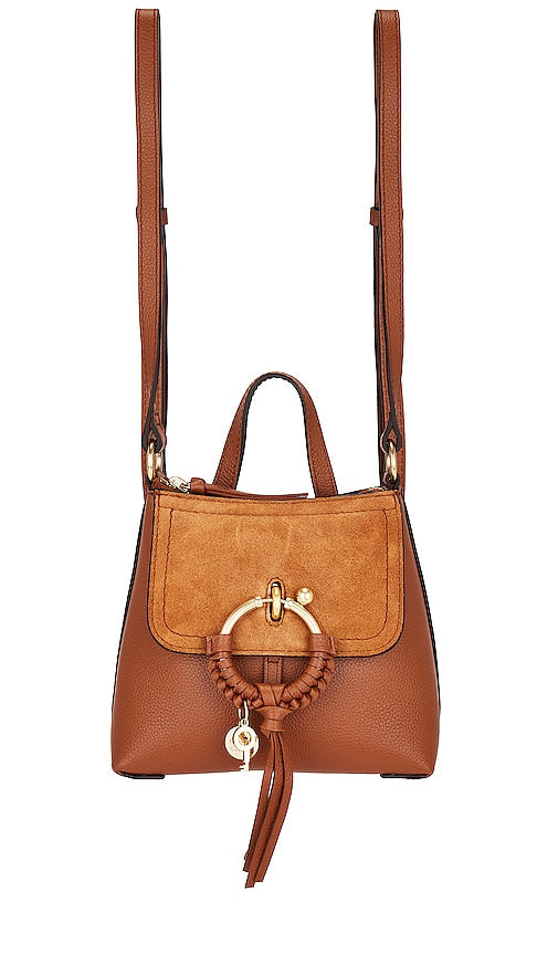 See By Chloe Joan Backpack in Brown - See By Chloe - Sac à dos Joan en marron - See By Chloe Joan 棕色背包 - See By Chloe Joan Rucksack in Braun - See By Chloe Joan 백팩 브라운 색상 - Zaino See By Chloe Joan in marrone
