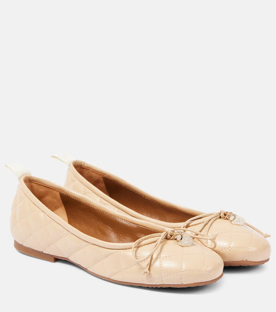 See By Chloe Jodie quilted faux leather ballet flats