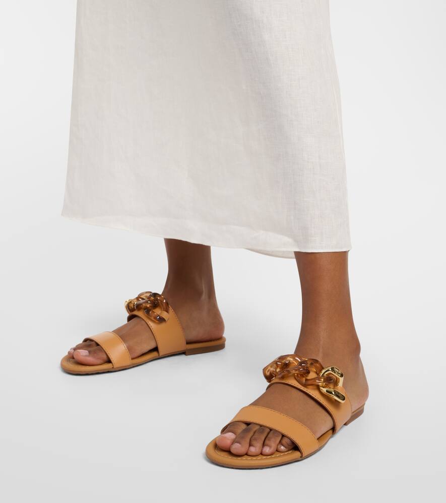 See By Chloe Kaddy leather slides