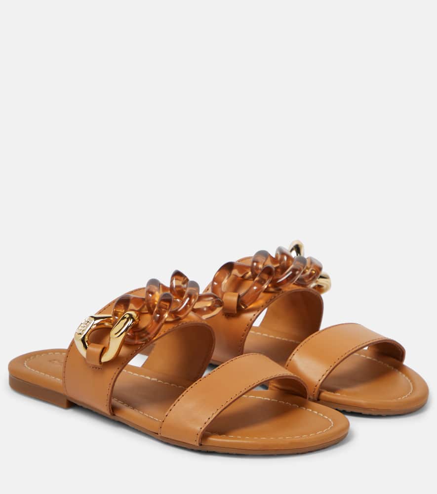 See By Chloe Kaddy leather slides