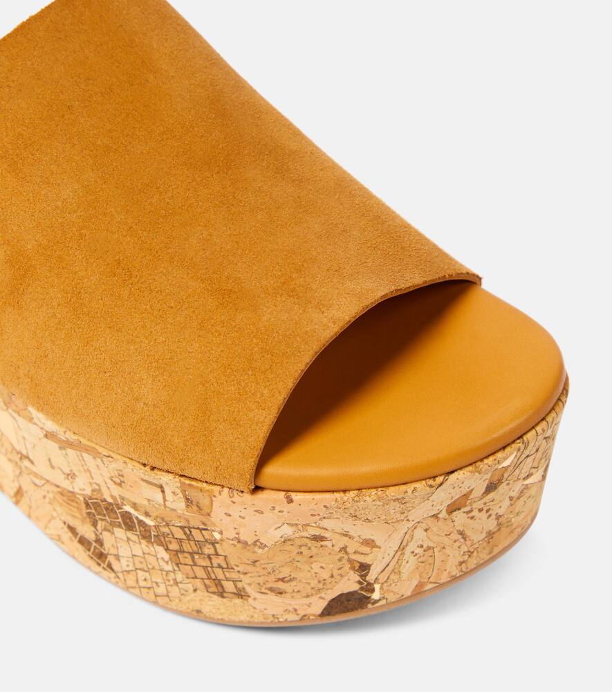 See By Chloe Liana 70 suede platform mules
