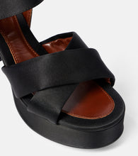 See By Chloe Lyna satin platform sandals