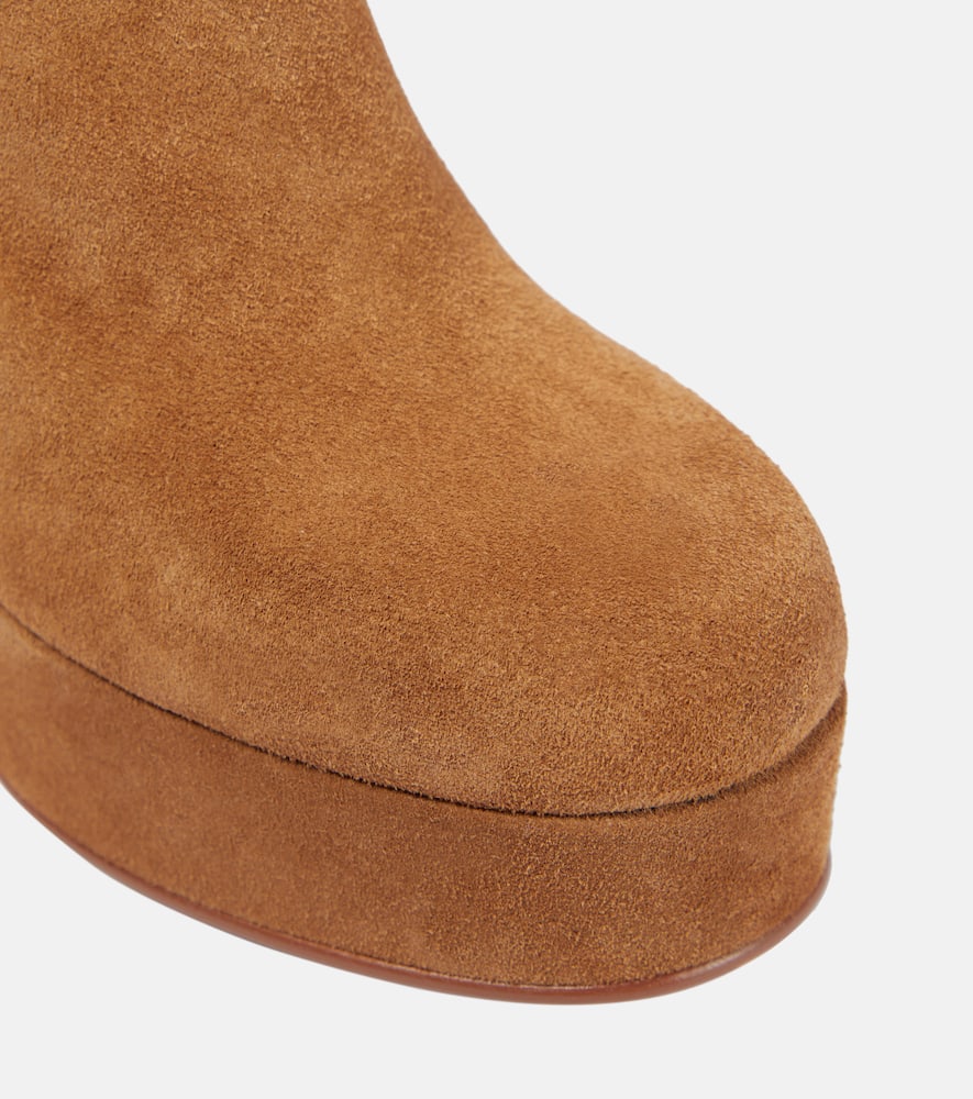 See By Chloe Lyna suede platform ankle boots