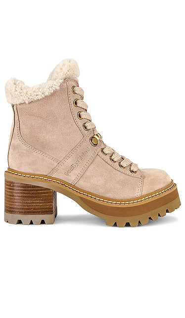 See By Chloe Maeliss Boot in Beige - See By Chloe Botte Maeliss en Beige - See By Chloe Maeliss 米色靴子 - See By Chloe Maeliss Stiefel in Beige - See By Chloe Maeliss 부츠 베이지 색상 - Stivale See By Chloe Maeliss in beige